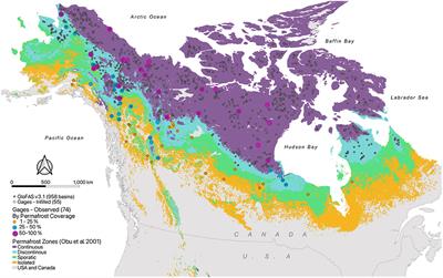 Recent streamflow trends across permafrost basins of North America